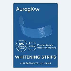 Auraglow 8% Teeth Whitening Strips