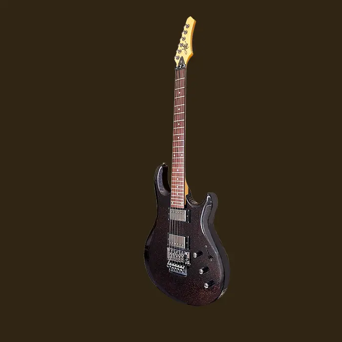 Aslin Dane Kahn FR Ruby Cosmos high gloss with Floyed Rose tremolo systerm and Lundgren pickup