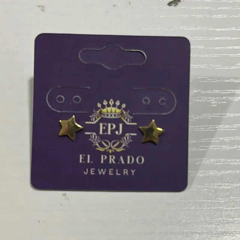 El Prado Jewelry Aretes de Estrella Gold Star Stud Earrings for Women Fashion Accessories