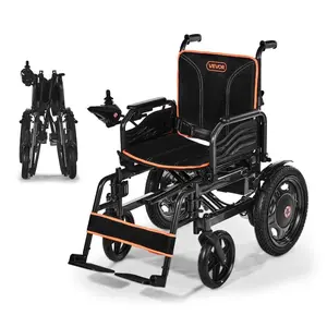 VEVOR Electric Wheelchair for Adults, 220lbs Capacity, Foldable Lightweight Motorized Wheelchair, 12-Mile Long Travel Range, All-Terrain Powered Chair, Portable for Seniors DisabledVEVOR Super Brand Day