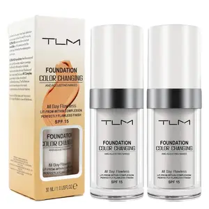 ReviGLam TLM Colour Changing Liquid Foundation Hides Wrinkles & Lines, BB Cream Makeup Base Concealer Cover Moisturizing Fluid for all Skin Tone SPF15,...