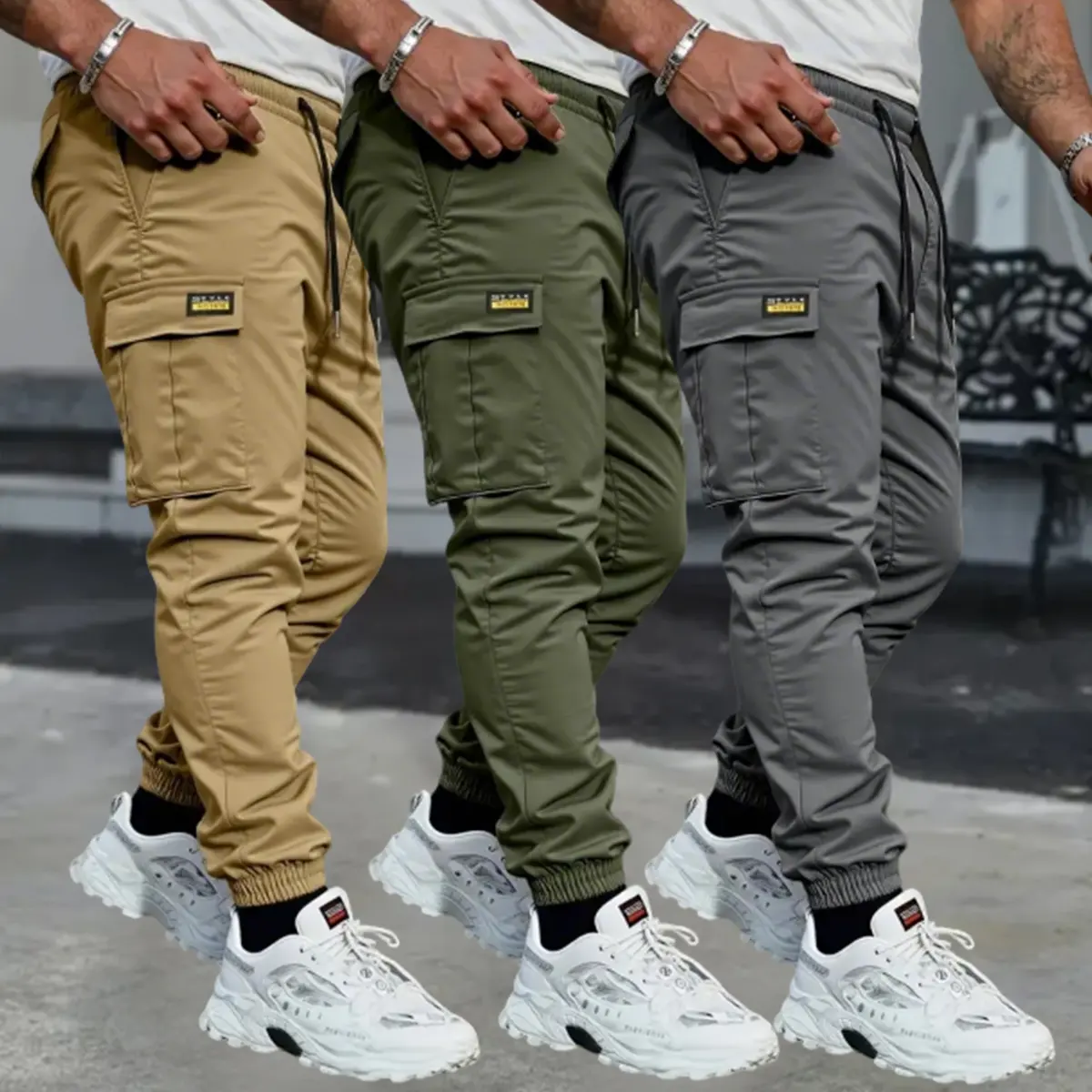 Gray - Khaki - Green