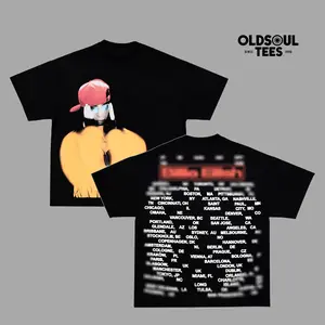 Old Soul Tees - Vintage Billye Tee Eylish – Classic Shirt with Bold Blue-Tone Image | 90s Unisex Cotton T-Shirt | Hiphop Rap Shirt | Music Y2K Streetwear Gift– Unisex Retro Cotton Tee | 90s-Inspired Minimal Streetwear Fit | Y2K Oversized Casual Basic