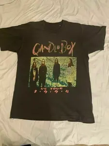 Vintage Candlebox Us Tour 1994 Short Sleeve Black Men S-5XL T-Shirt For Fans