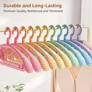 Thickened Non-Slip Hanger | Wide-Shoulder Plastic for Home | Seasonal Change Essential