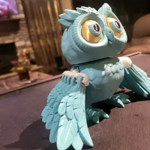 3D printed articulated owl