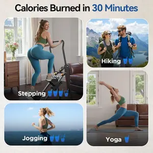 Steppers for Exercise at Home, Stair Stepper with Handlebar, Stair Climber, Stair Master with 300LBS Loading Capacity