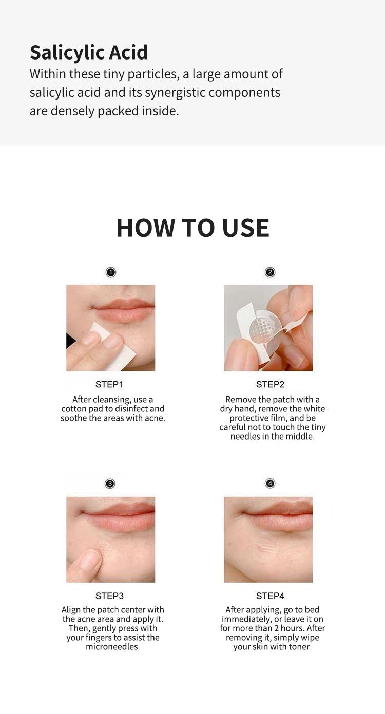 Hyaluronic Acid Microcrystalline Pimple Patch for Blemish & Redness Care