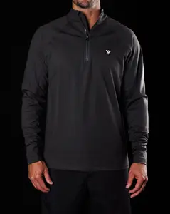 Men's Performance Q-Zip - Blackout