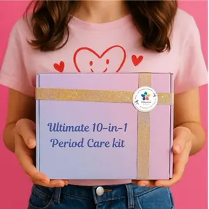 Phlorena Menstrual Trial Kit 10-in-1 Ultimate Period Care Kit for Women