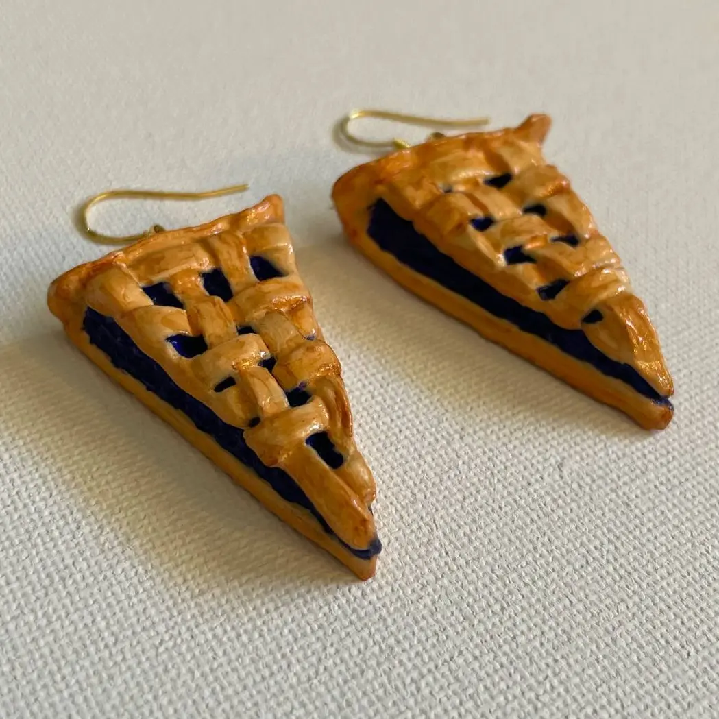 Blueberry Pie Earrings
