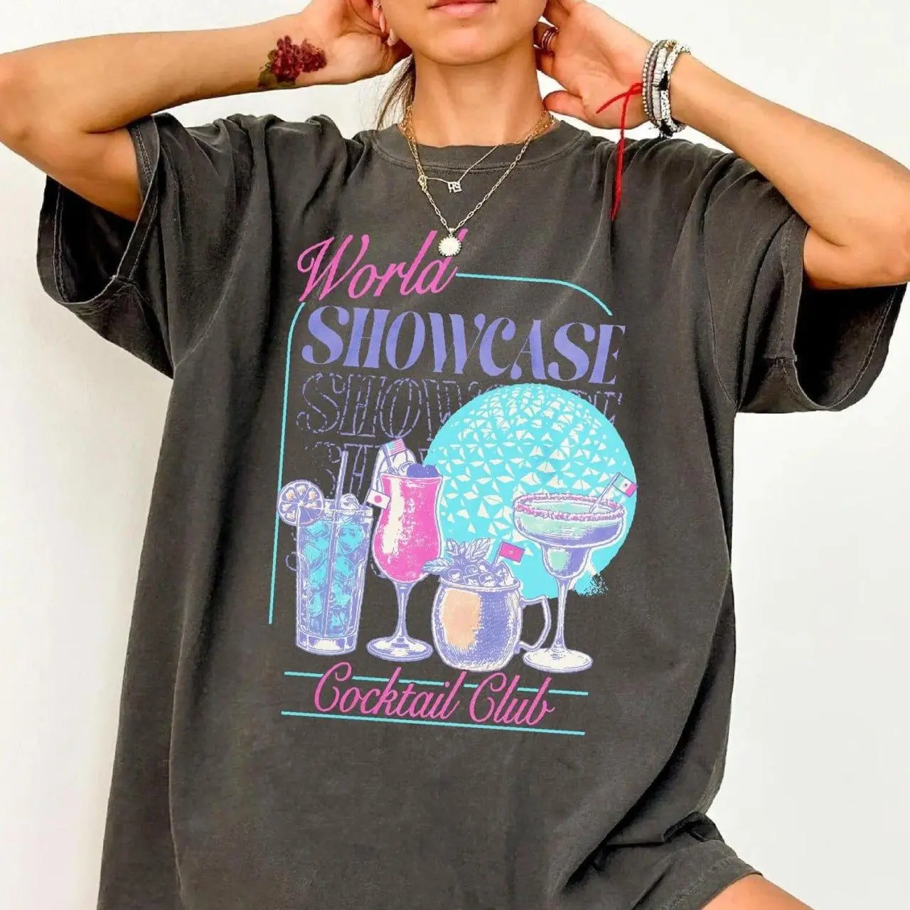 Epcot Drinking Shirt, World Showcase Cocktail Club Tshirt, Drinking Around The World Shirt, Epcot World Tour Shirt