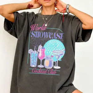 Epcot Drinking Shirt, World Showcase Cocktail Club Tshirt, Drinking Around The World Shirt, Epcot World Tour Shirt