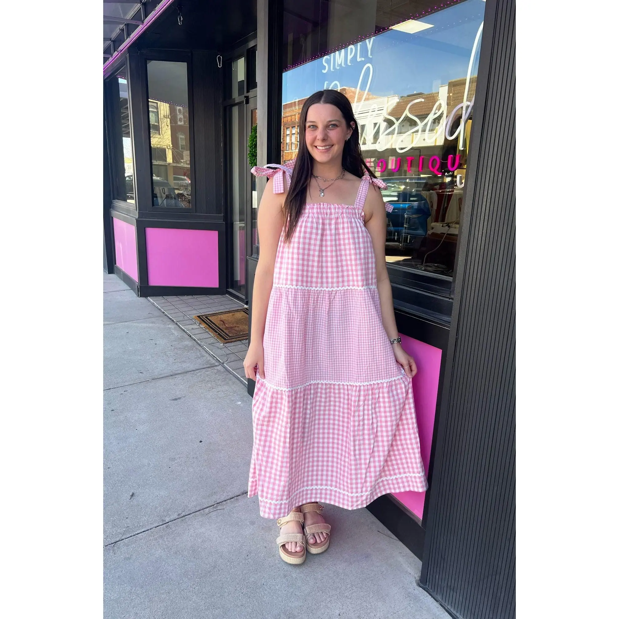 Easter Gingham Dress