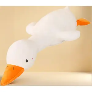 Giant White Duck Plush Pillow 25 Inch Super Soft Stuffed Animal Toy Hugging Cushion for Kids Bedroom Decor and Gifts