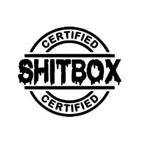 Certified Sh*tBox Vinyl Decal- Waterproof