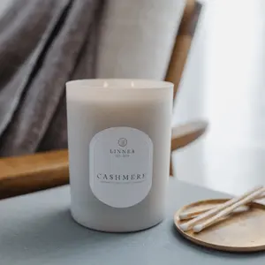 Linnea Candle, Large 2-Wick Cashmere