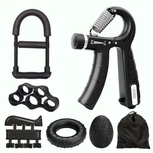 6-Piece Gripper Set - Adjustable Forearm Trainer and Counting Hand Gripper for Muscle Training, Strengthen Hand & Wrist Strength, Must-Have Fitness Equipment, Christmas Gift.