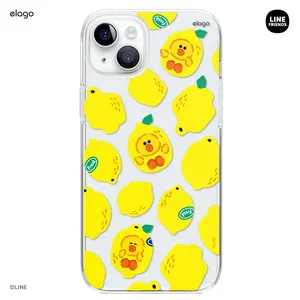 LINE FRIENDS | elago B&F Fruit Shop Hybrid Case for for iPhone 15 Plus [3 Styles]