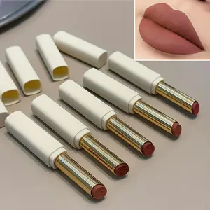 [5-Piece Limited Set]HERORANGE Matte Velvet Lipstick With Hydrating Cream, Non-Stick &Long-Lasting LipColor, Orange & Pink Tones, Plant-Based Squalane, Ldeal For All Skin Types.Perfect Christmas & Valentine's Gift, Lipstick Gift Beginner-Friendly。