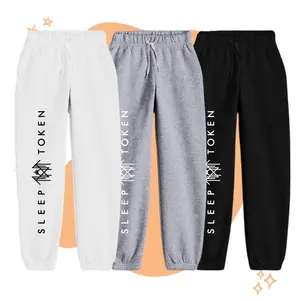 Sleep Token Sweatpants Y2K Trendy Streetwear Soft Breathable Fabric Fit for Men and Women All Seasons Basics