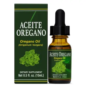 Aceite de Oregano (Oregano Oil) 15 ml Dietary Supplement Essential Oil Natural 135 Servings | Digestive Health | Overall Health | Vegan | Non-GMO | Immune System