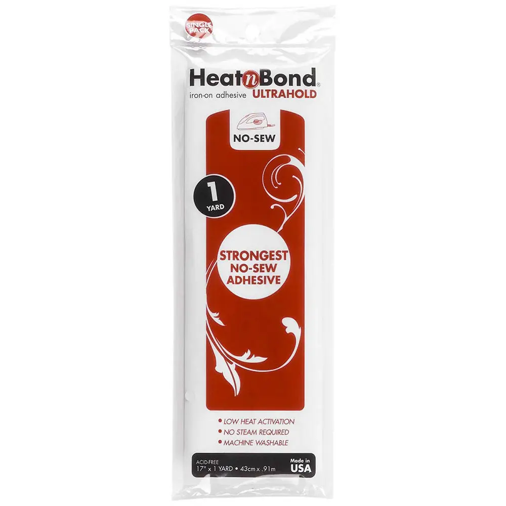 Heat N Bond, Ultrahold Fusible Interfacing - 17" x 1yd