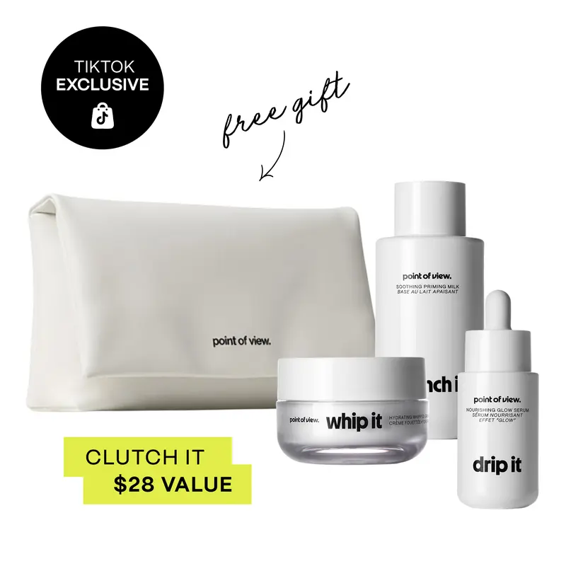 Renew It Bundle by Point of View: A trio of ultra-hydrating, skin prep essentials Moisture Repair