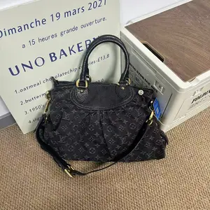 Pre-owned Louis Vuitton denim Shoulder Bags HZ1tk 12.2‘’cm