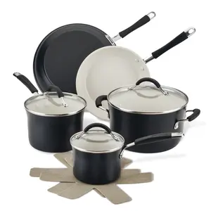 10-Piece Cucina Ceramic Nonstick Cookware Set