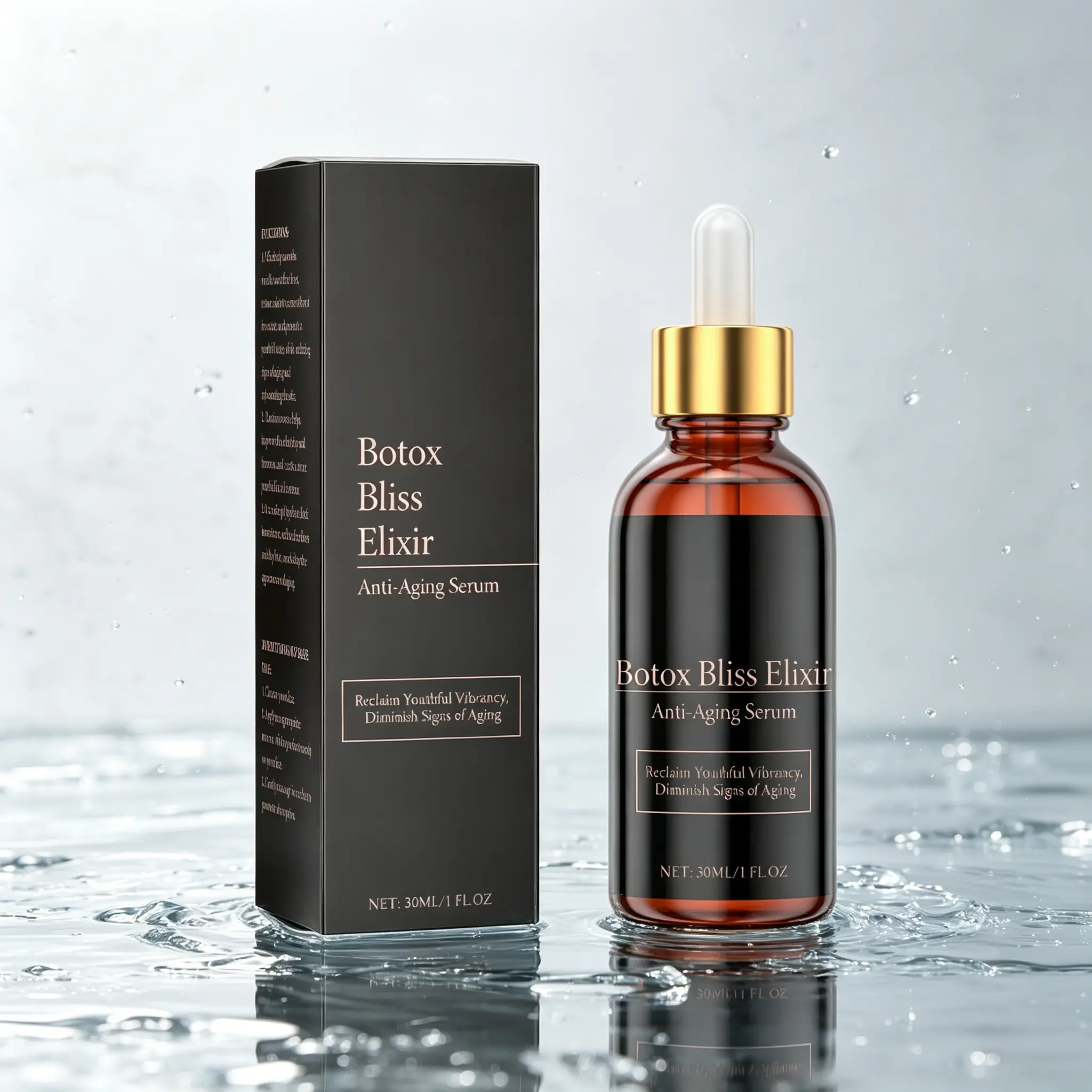 Botox Bliss Elixir Anti-Aging Serum 30ml – Diminishes Signs of Aging, Fine Lines & Wrinkles – Reclaims Youthful Vibrancy – Firms, Tightens & Hydrates – Daily Face Serum for All Skin Types