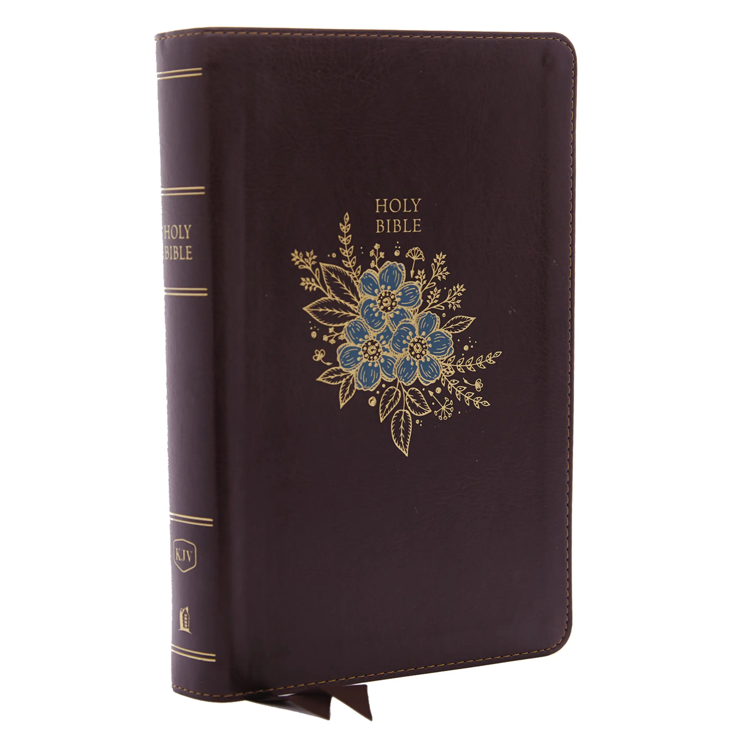 KJV Holy Bible: Personal Size Giant Print with 43,000 Cross References, Deluxe Burgundy Leathersoft, Red Letter, Comfort Print: King James Version by Thomas Nelson [Leathersoft Book]