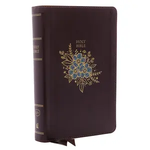 KJV Holy Bible: Personal Size Giant Print with 43,000 Cross References, Deluxe Burgundy Leathersoft, Red Letter, Comfort Print: King James Version by Thomas Nelson [Leathersoft Book]