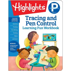 Preschool Tracing and Pen Control (Highlights Learning Fun Workbooks)