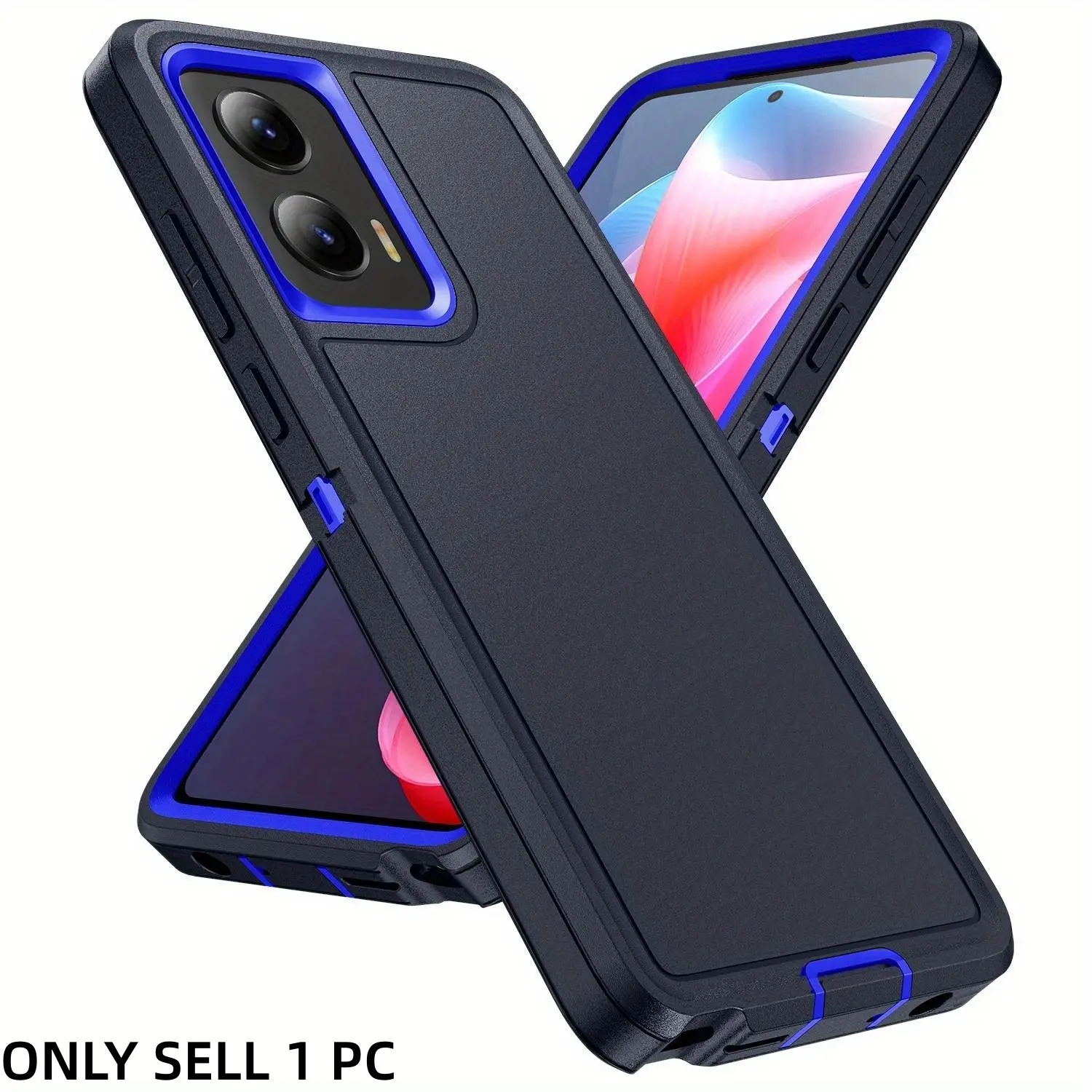 Shock-resistant Heavy-duty Back Cover Case, Shockproof Smartphone Cover, Phone Protective Cover, Phone Accessories Compatible with Motorola MOTO G 5G 2025/G Play 2025 / G Power 5G 2025