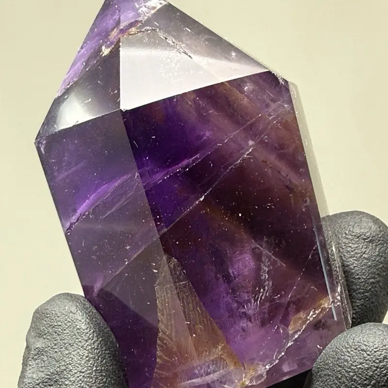 2.2” inch Amethyst Tower Specimen - Cut and Polished