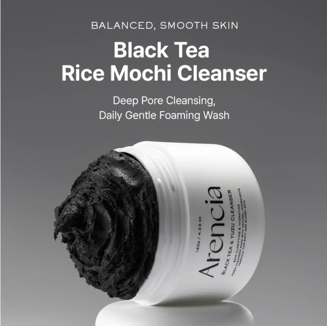 Black Tea & Yuzu Rice Mochi Cleanser 120g