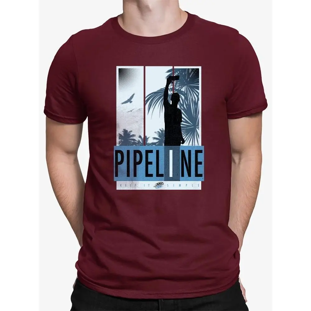 PIPELINE Pro "Selfie" Men's Short Sleeve Graphic Tee Casual Menswear, Available in Various Colors, Casual, Menswear, Top Fabric, Soft, Ocean, Pullover