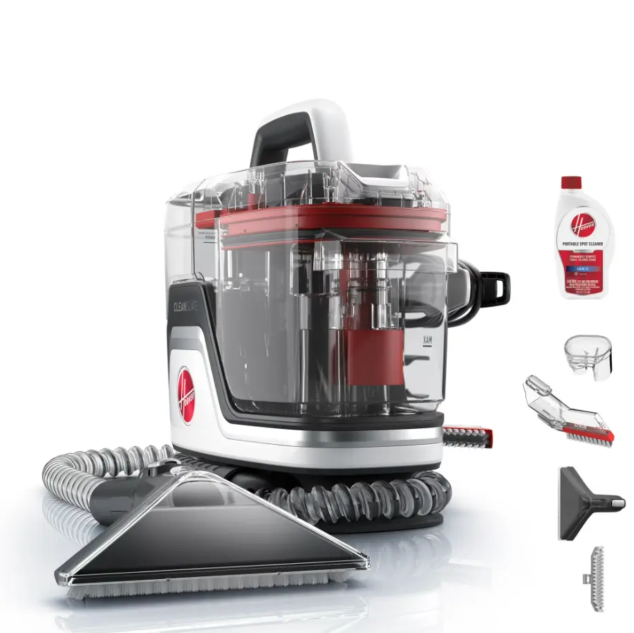 Hoover CleanSlate, Portable Spot Cleaner, for Carpet, Upholstery & Stairs, Pet Stain Removal, Lightweight