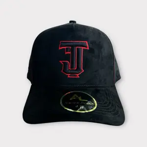 Tijuana HAT Black Cap with Red Logo and "Tijuana" Text, Casual Style, Adjustable Fit