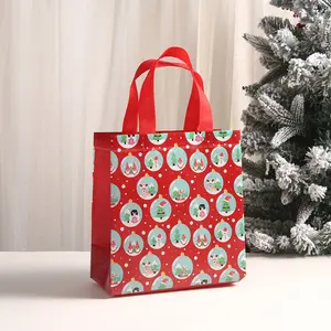 30-Pack Christmas Bags Assortment - Multi-Style Non-Woven Waterproof Gift Bags (New Design)