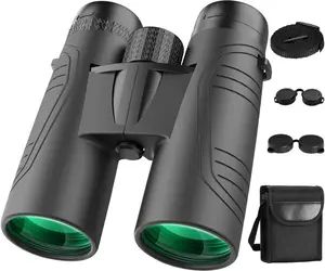 World Cup Ready 10x42 HD Compact Binoculars with ED Lens – Ultra-Clear, Waterproof Binoculars for Sports, Birding, Hiking & Family Use
