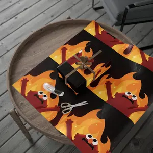 Deck the Halls with Donald Wrapping Paper Roll | Trump Reindeer Christmas Gift Wrap | Funny Political Gag Gift for White Elephant