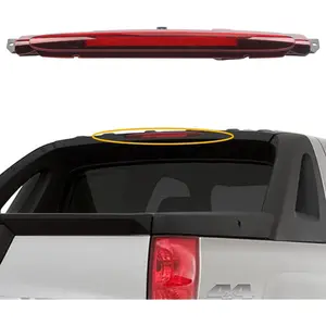 LED 3rd Third Light Brake Stop Light Rear Lamp Assembly Compatible with 2002-2012 Chevrolet Avalanche 1500 2500 Replaces# 15120540 1228-0126 923-264