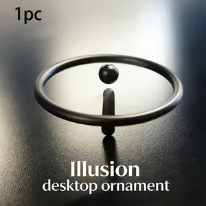 Floating Illusion Desktop Ornament, Rotating Effect, Four Modes (season Change & Static), Adult Visual Illusion Desk Toy