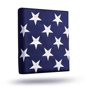 3x5 FT Heavy Duty American Flag for Outside Deluxe Spun Polyster US Flags, Waterproof UV Resistant USA Flag-Row Stitching and Reinforced Seams,Stars and Stripes All-Weather Indestructible US Flag Long-Lasting Flag