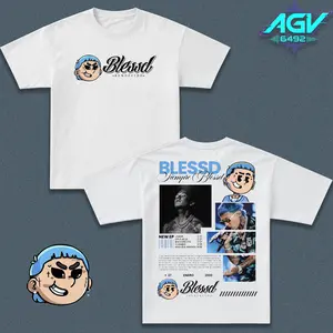 Blessd “Mosaico en Negro” Graphic T-Shirt, Latin Trap Streetwear Tee, Blessd Fans Outfit, Dark Aesthetic Vintage Unisex Shirt