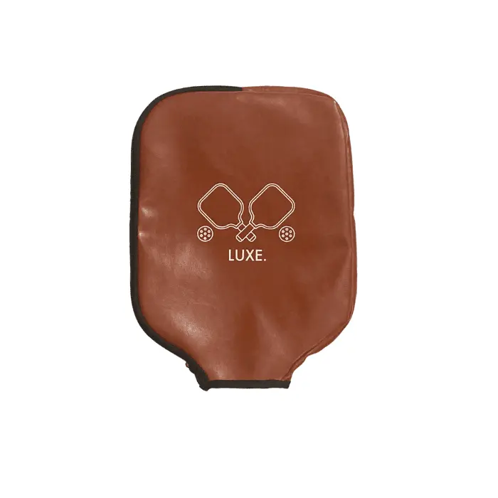 Faux Leather Pickleball Paddle Case Faux Leather Pickleball Paddle Case