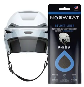 NoSweat Helmet Liner - Moisture Wicking Sweatband, Reduces Fogging, 12 Pack for All Ages, Hypoallergenic & Lightweight Design