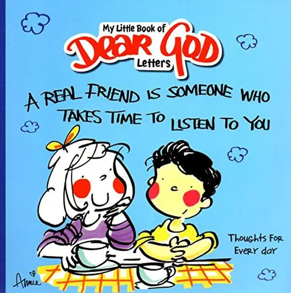 USED Book - A Real Friend is Someone Who Takes Time to Listen to You - (My Little Book of Dear God Letters) by Flying Frog Publishing (Paperback) - english